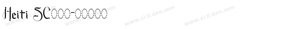 Heiti SC转换器字体转换